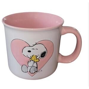 Peanuts Valentine’s Day Mug Snoopy And Woodstock BFF 20oz Ceramic Coffee Mug Cup